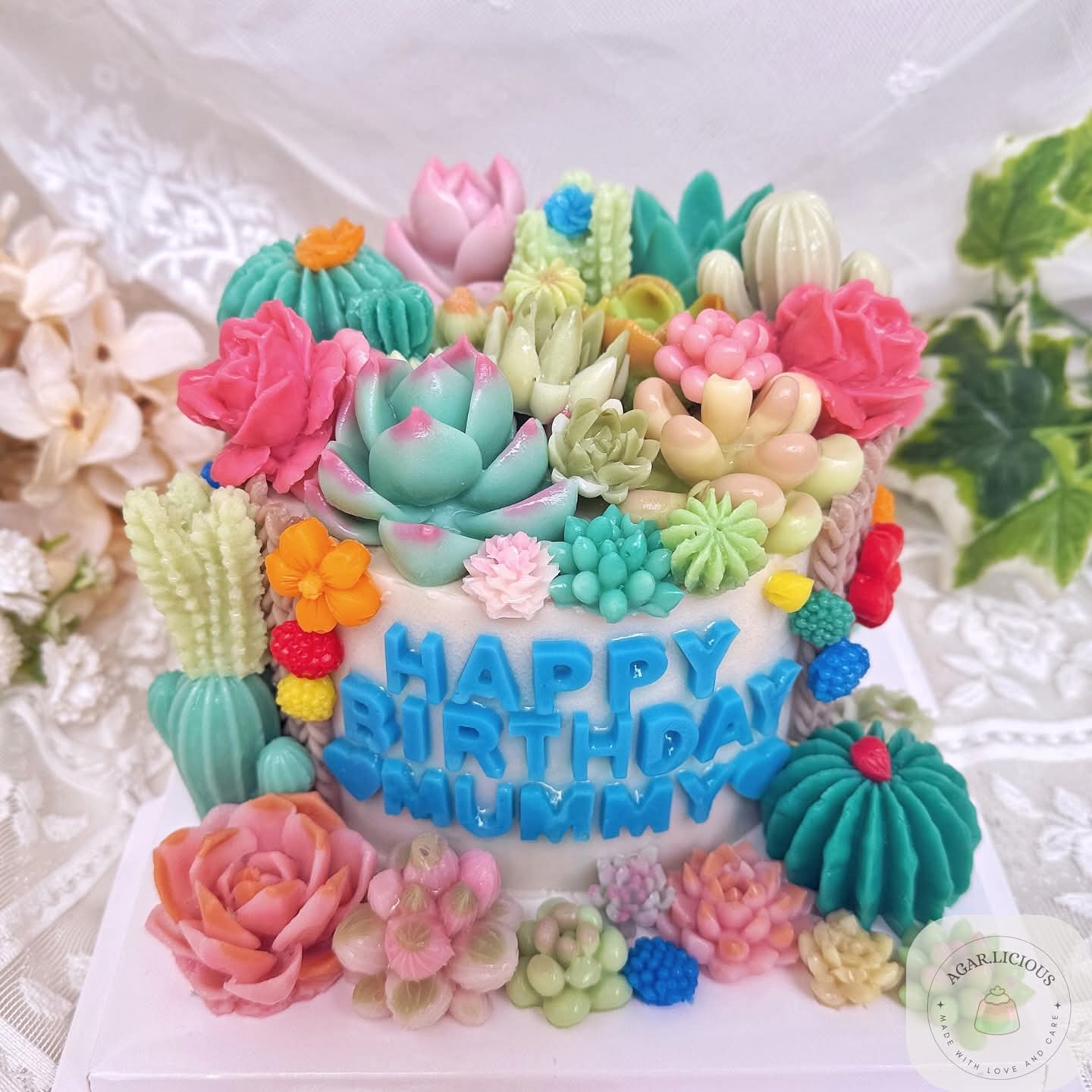 Cute kids jelly cake design