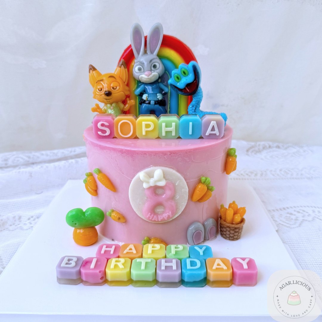 Cartoon character kids 3D jelly cake Kuching