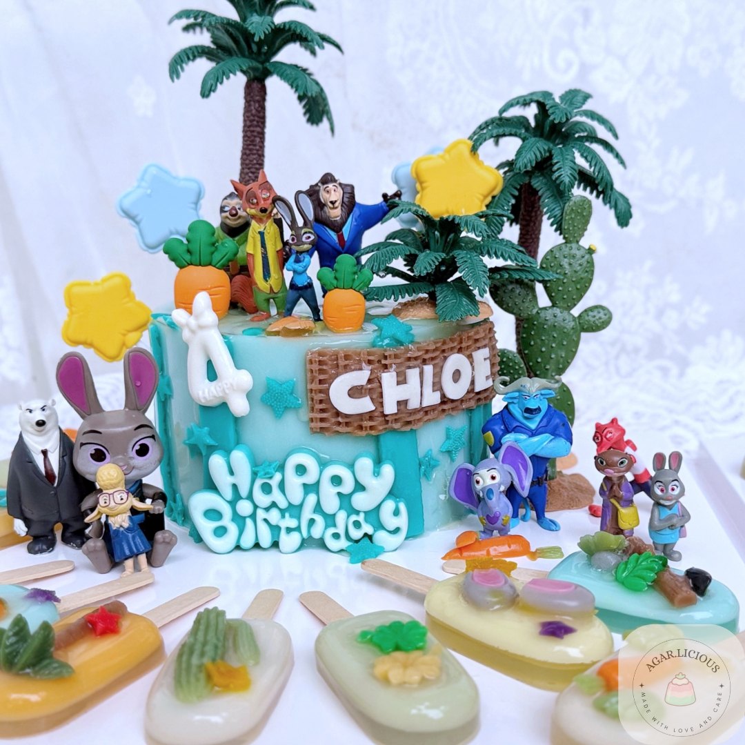 Jungle safari kids 3D jelly cake Kuching